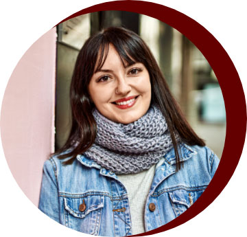 Beautiful woman smiling